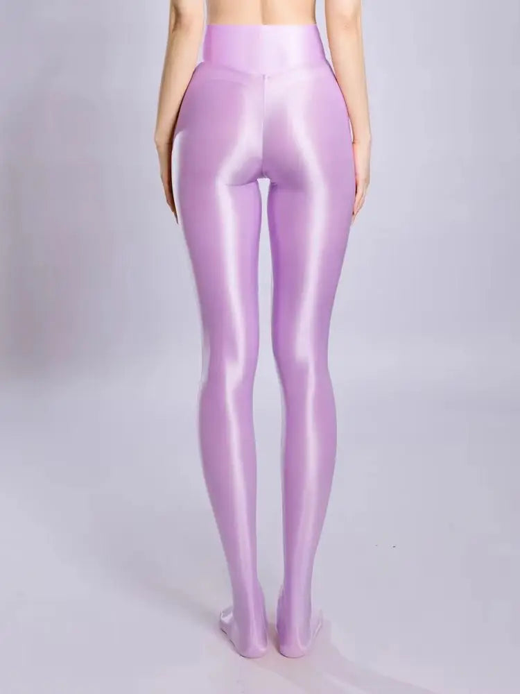 Liquid Sheen — Glossy Leggings