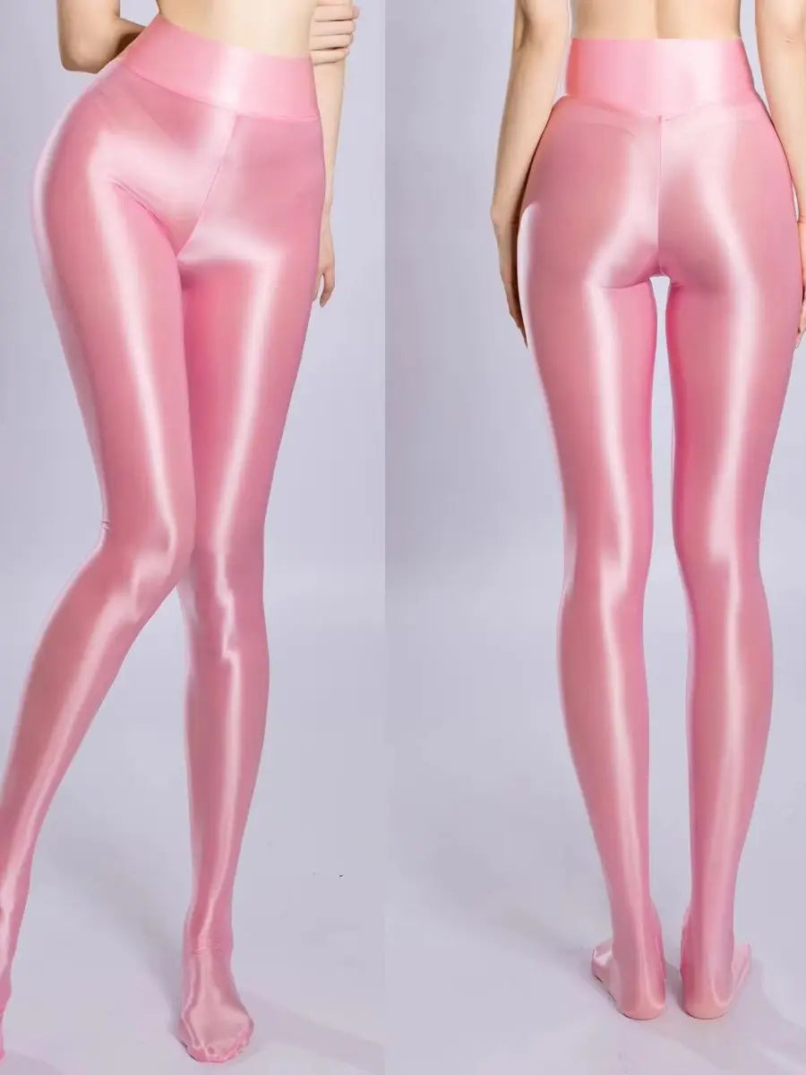 Liquid Sheen — Glossy Leggings